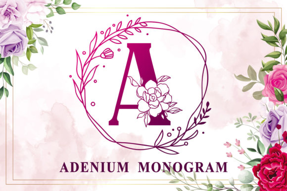 Adenium Monogram: A Font for Captivating Digital Campaigns