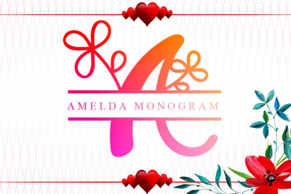 Amelda Monogram: A Decorative Font That Feels Like a Handwritten Promise