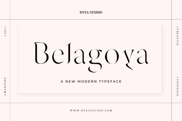 Belagoya: A Serif Font for Elegant Craft Projects