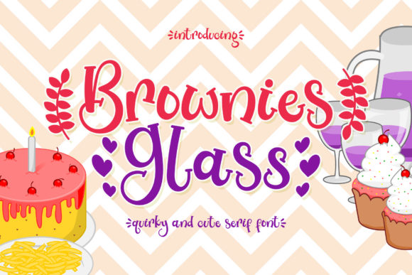 Brownies Glass: A Quirky Serif Font That Brings Warmth to Brand Identity