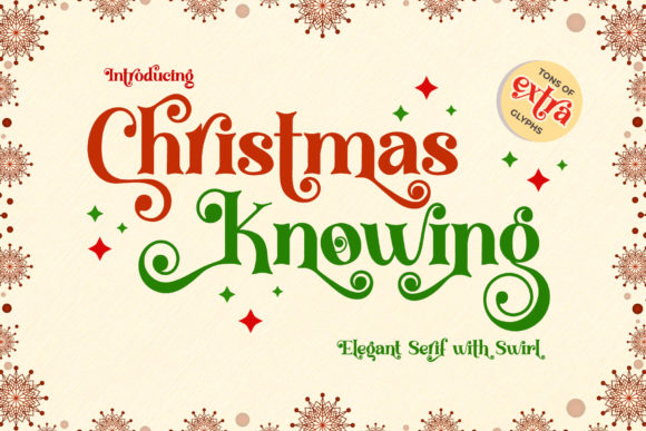 Christmas Knowing: A Serif Font for Warm, Thoughtful Editorial Moments