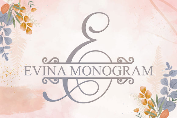 Evina Monogram Font: A Delicate Touch for Real Brand Moments