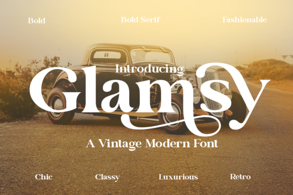 Glamsy: A Stylish Serif Font for Professional Branding