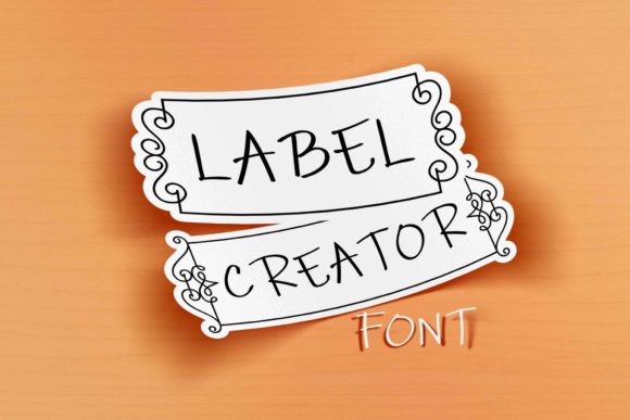 Label Creator: A Decorative Font That Elevates Real Branding Work