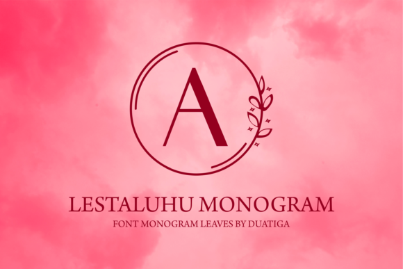 Lestaluhu: A Bold & Elegant Decorative Font with Floral Charm
