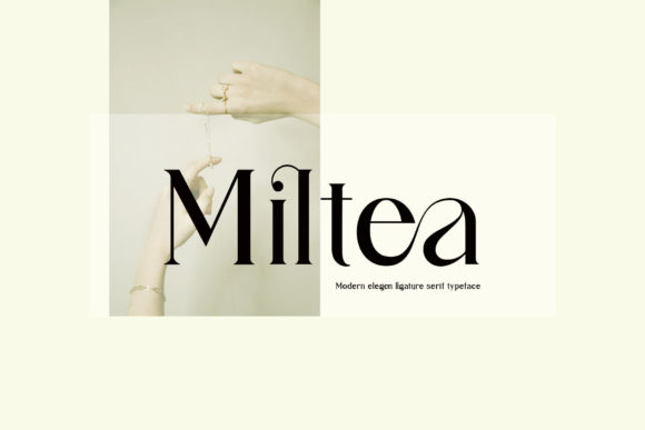Miltea: A Serif Font with Quiet Elegance for Editorial Design