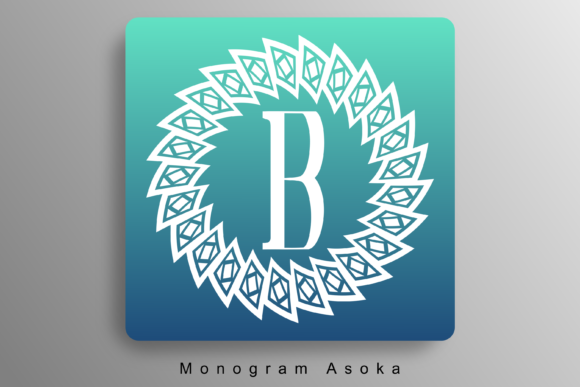 Monogram Asoka: A Decorative Font That Elevates Handmade Design
