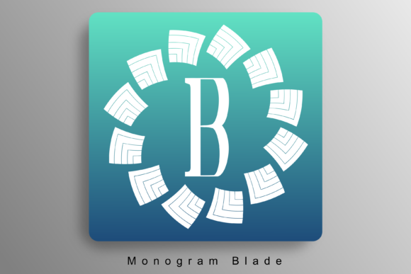 Monogram Blade: A Decorative Typeface for Editorial Elegance