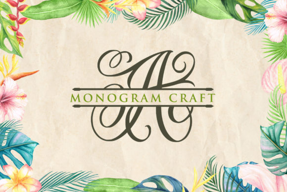 Monogram Craft: A Decorative Font for Digital Elegance