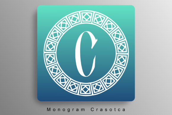 Monogram Crasotca: A Decorative Typeface for Editorial Elegance
