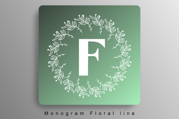Monogram Floral Line: A Decorative Font That Elevates Real Business Branding