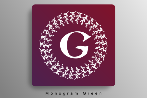 Monogram Green: A Decorative Font That Elevates Editorial Mood