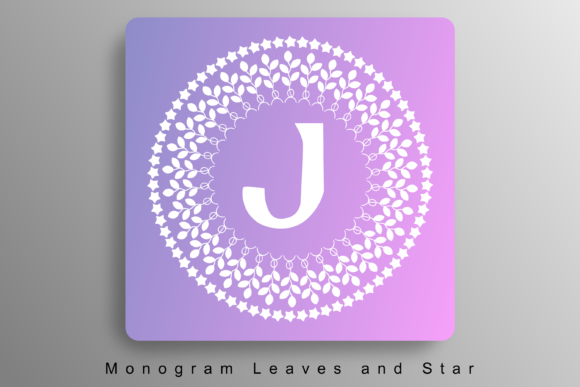 Monogram Leaves and Stars: A Decorative Font That Earns Its Space