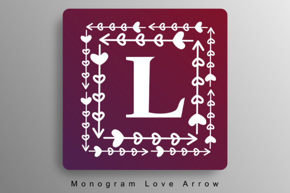Monogram Love Arrow: A Thoughtful Display Font for Editorial Warmth