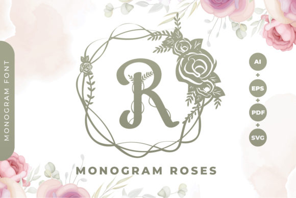 Monogram Roses: A Decorative Font for Moments That Matter