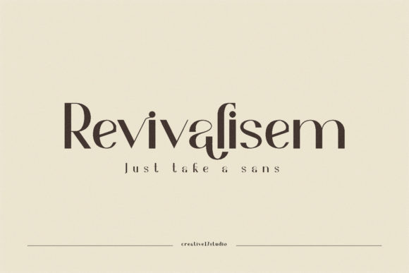 Revivalisem: A Classy Sans Serif Font for Handmade Creators