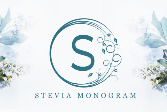 Stevia Monogram: A Delicate Display Font for Editorial Elegance