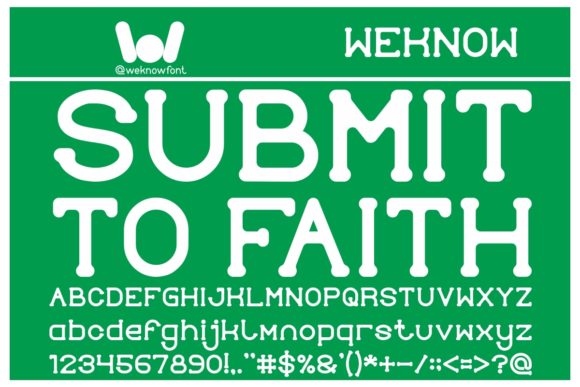 Submit to Faith: A Serif Font That Elevates Real Business Branding