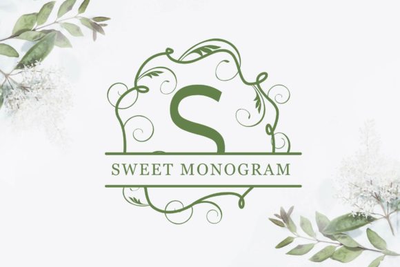 Sweet Monogram: A Decorative Font That Elevates Real Small Business Branding