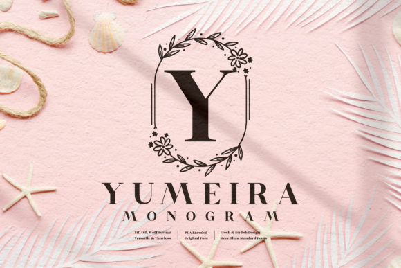 Yumeira Monogram: A Luxury Display Font for Digital Branding